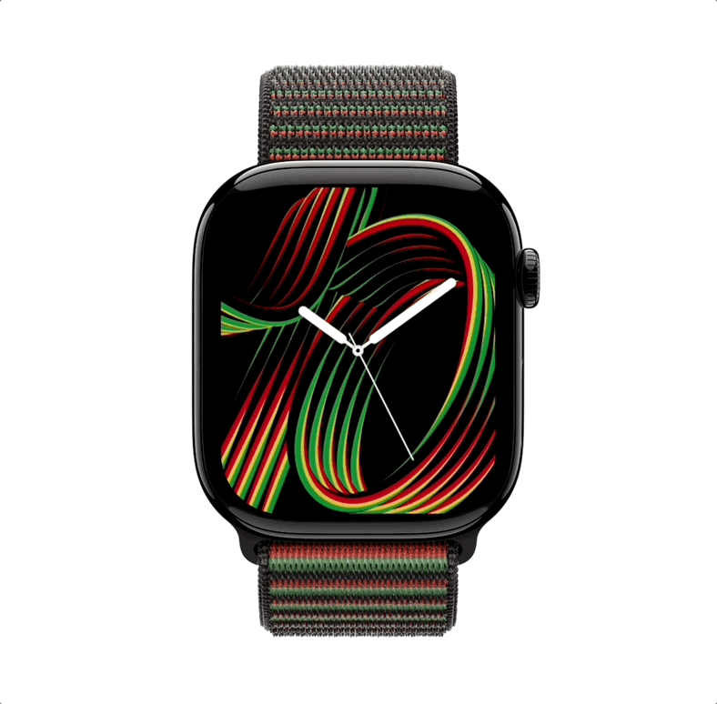 Unity Rhythm Watch face for Apple Watch.