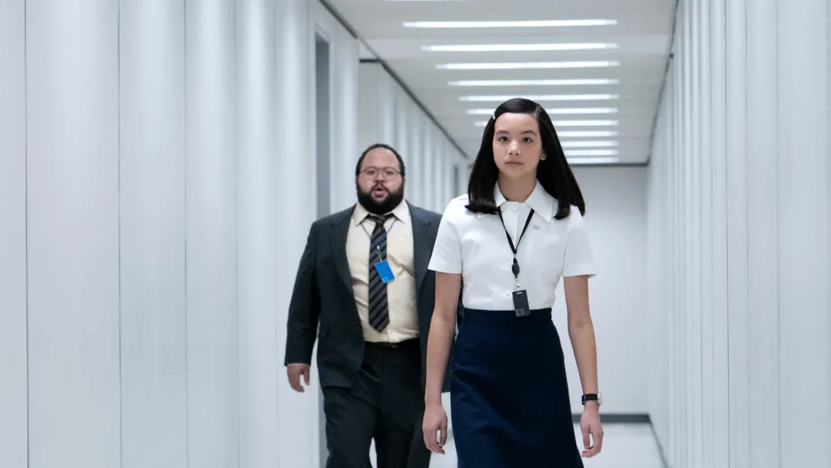 Zack Cherry as Dylan and Sarah Bock like Mme Huang in the Semester Season 2