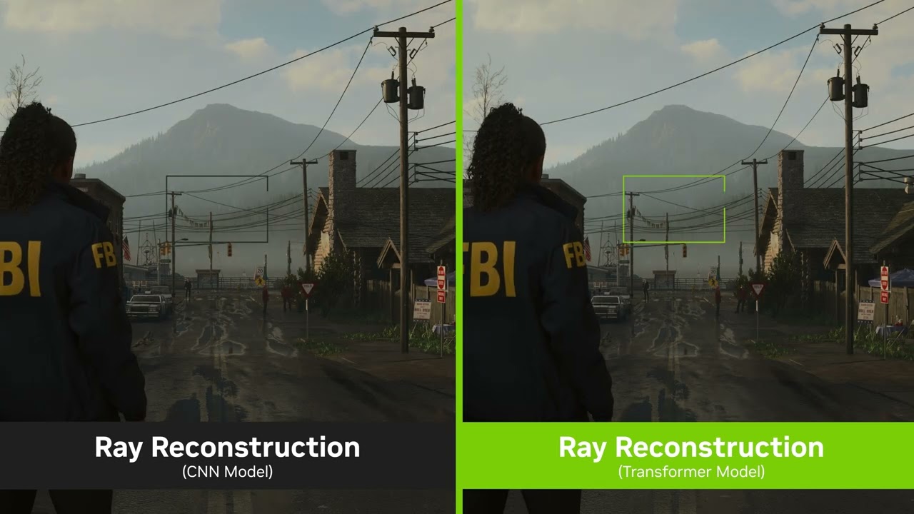 Reconstruction of the DLSS radius with a new model of transformer | Alan Wake 2 - YouTube