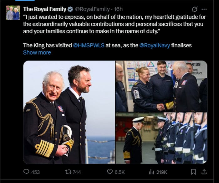 King Charles publishes a major statement after the last interview with Meghan Markles Bombshell