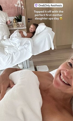 Kate Hudson likes a rare outing with her daughter Rani