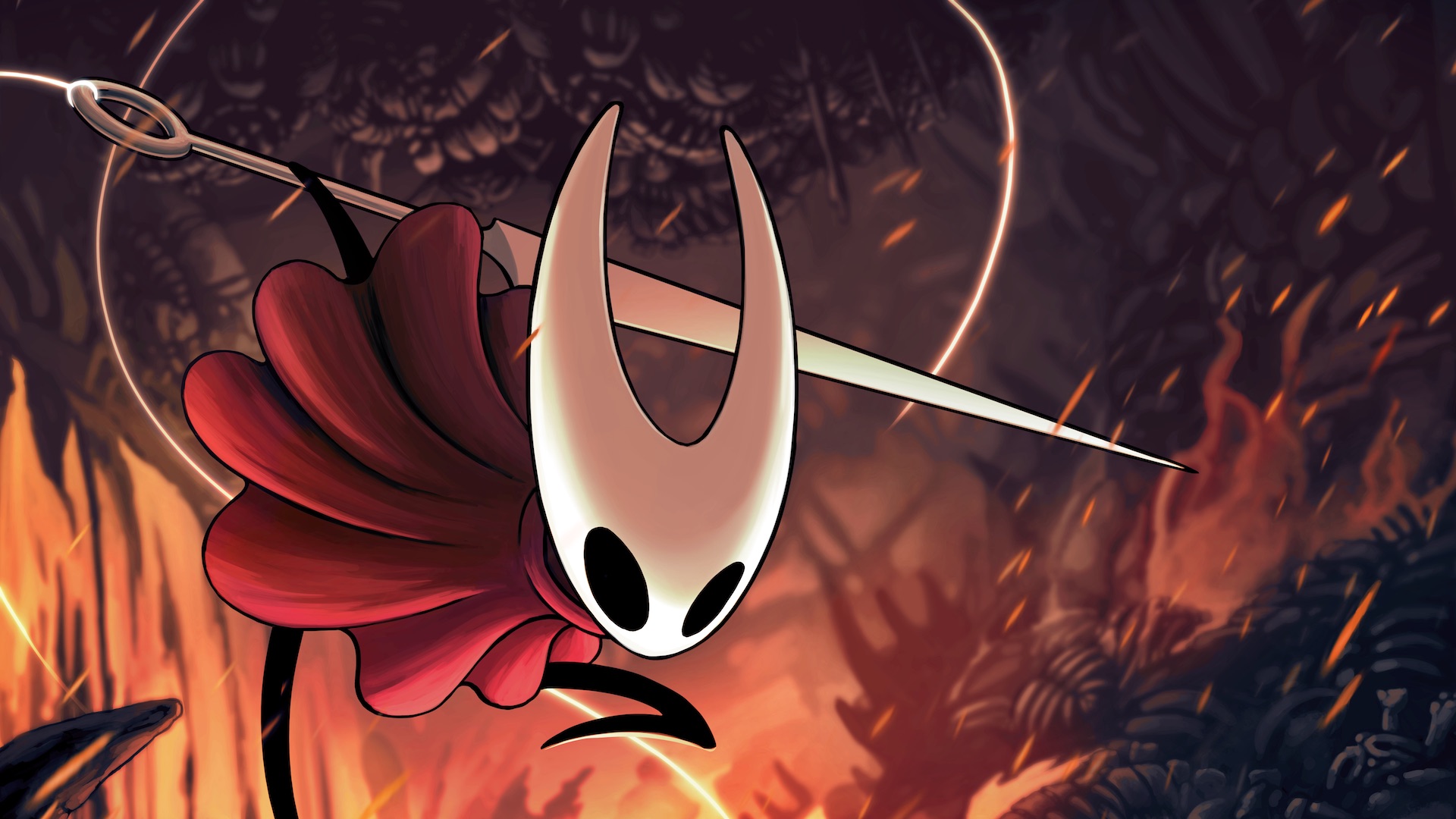 Hornet swings their weapon in the air
