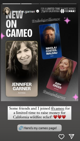 Jennifer Garner makes a major decision for Los Angeles fire victims