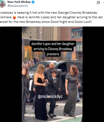 Jennifer Lopez shines on Broadways Good Night, and good luck open