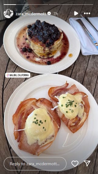 Zara McDermott shares an overview of the new boyfriend Louis Tomlinson