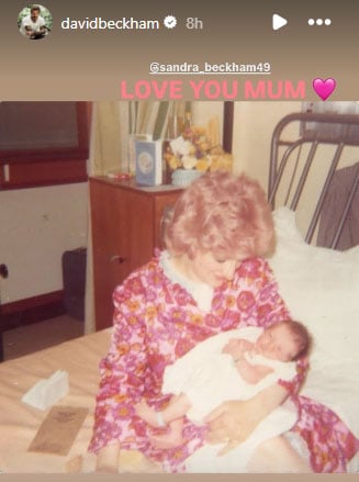 David Beckhams' mom shares rare glimpses from her childhood