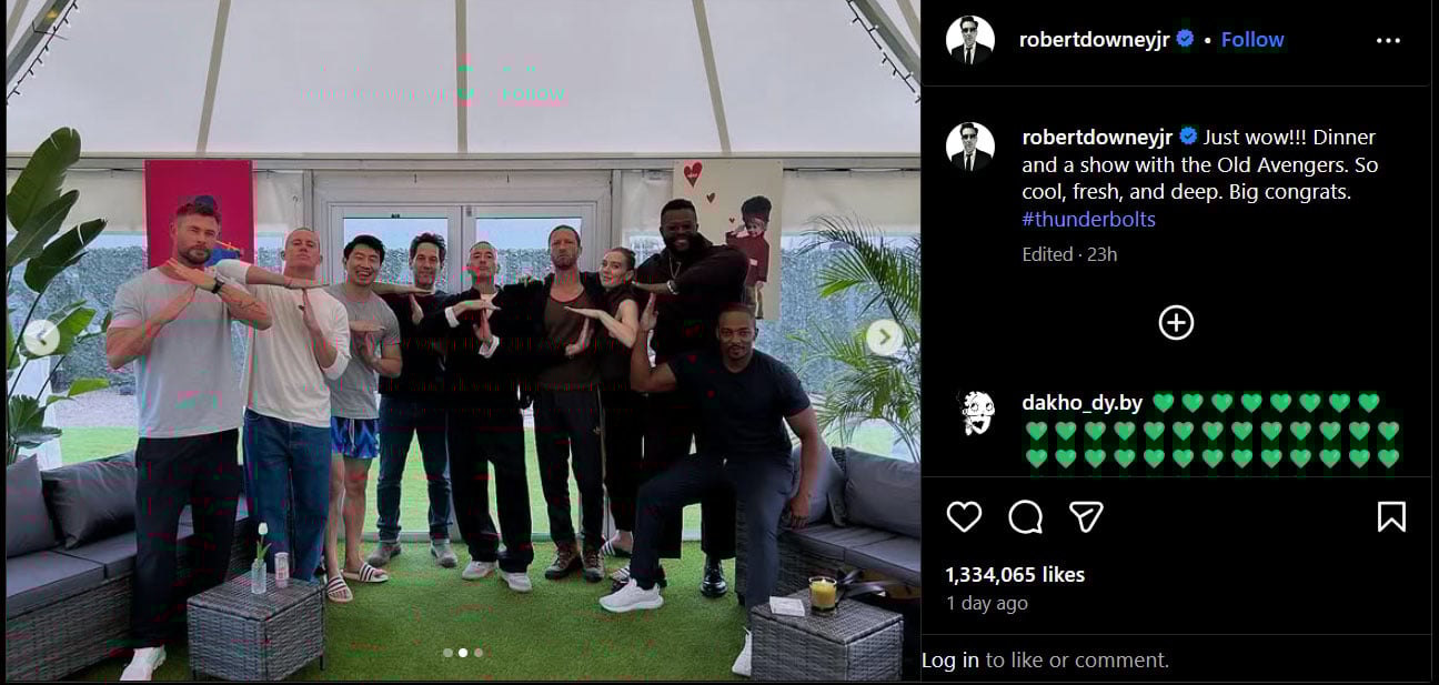 Robert Downey Jr. shares the major post before the next Avengers