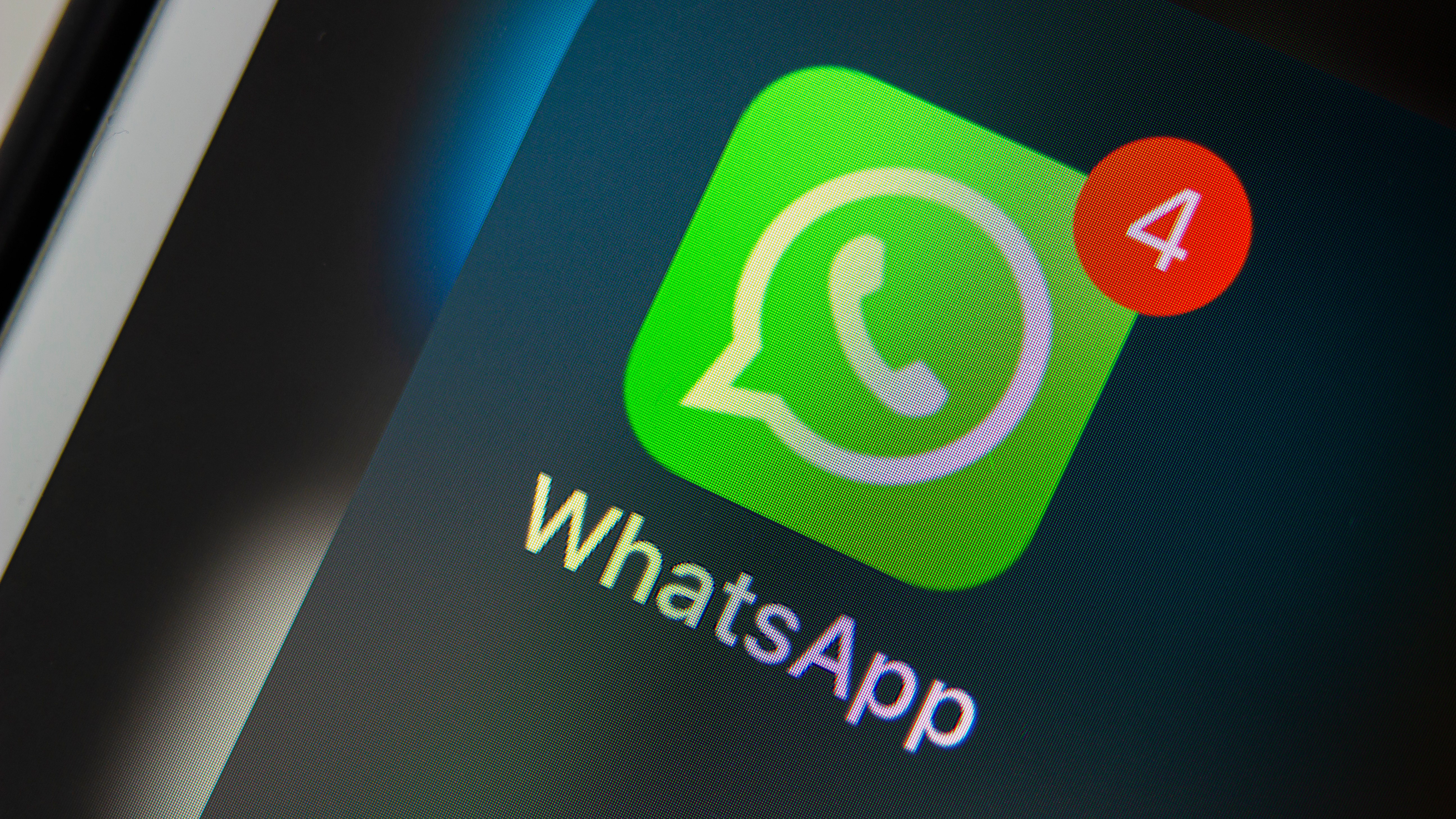 Whatsapp icon on the smartphone