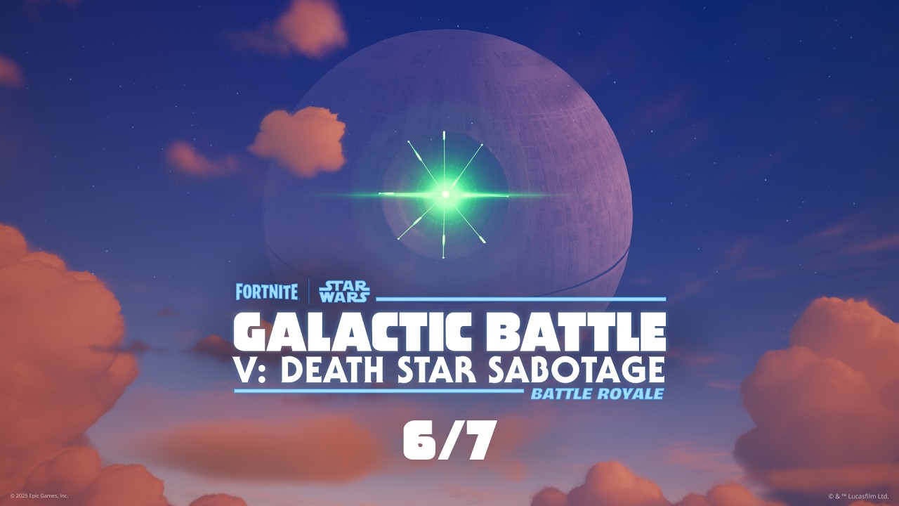 The final confrontation: Death Star Sabotage | Fortnite gameplay trailer Galactic Battle - YouTube