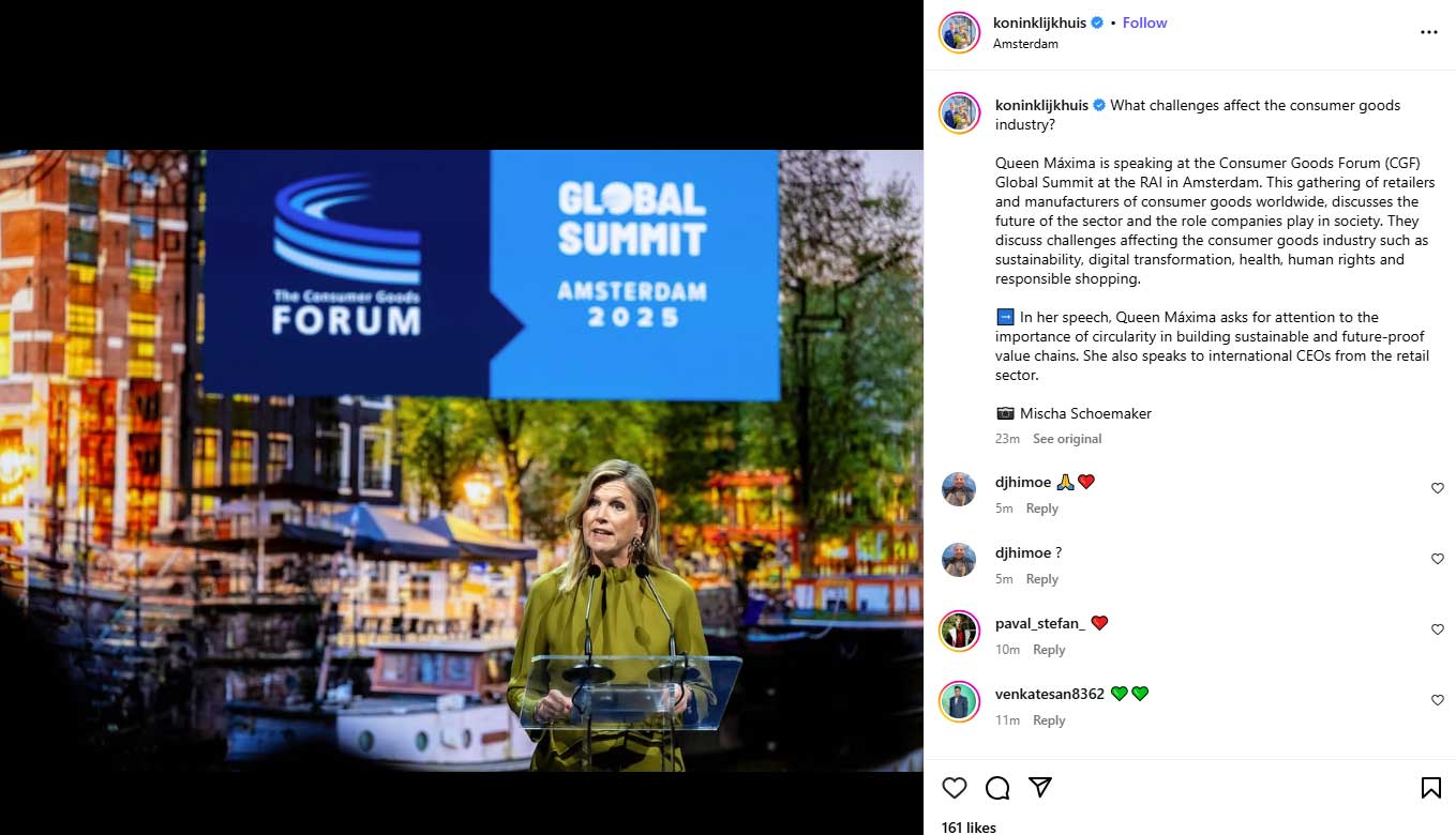 While the princess remains hospitalized after accident, the Dutch Queen changes the calendar