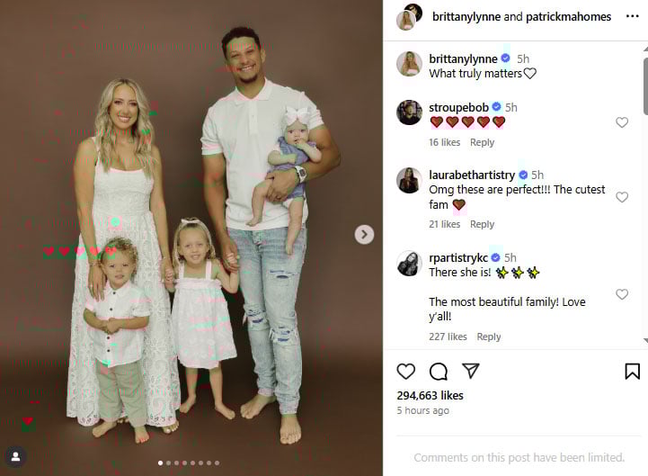 Brittany, Patrick Mahomes shares the first glimpse of little girl Golden