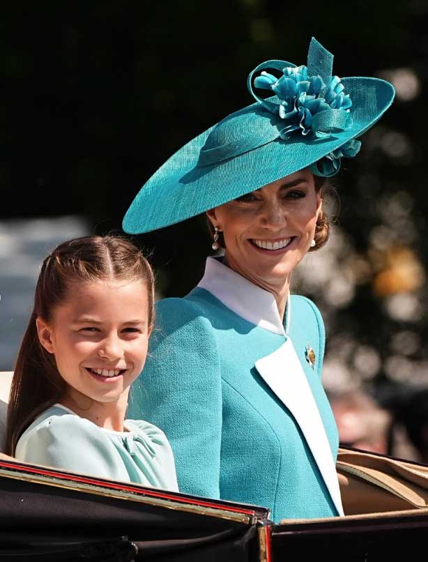In pictures: Kate Middleton Stunned at Troping The Color