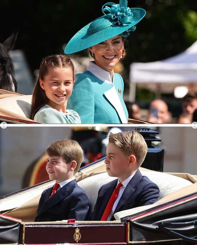 In pictures: Kate Middleton Stunned at Troping The Color