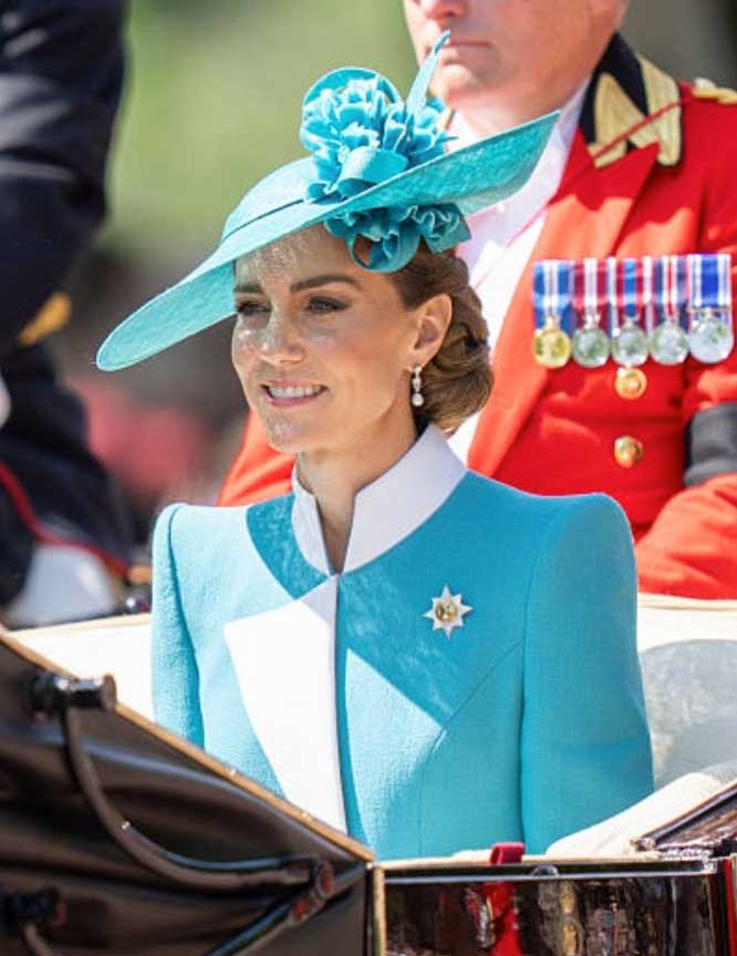In pictures: Kate Middleton Stunned at Troping The Color