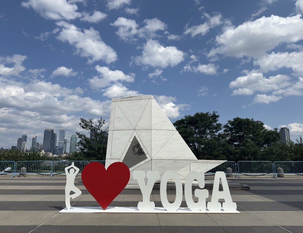 Marking International Yoga Day at the UN headquarters in New York. (June 20, 2025)