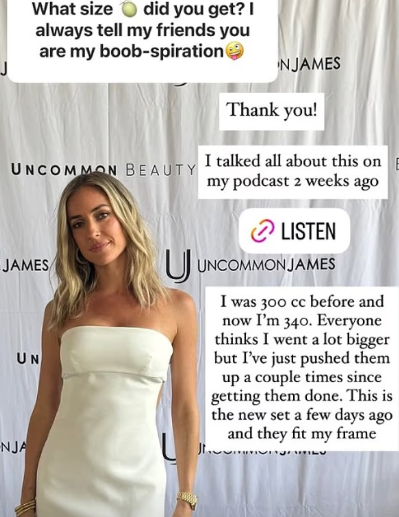 Kristin Cavallari makes a shocking revelation on major breast surgery