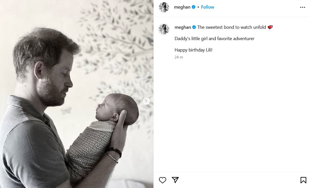 Meghan Markle gives a rare preview of Prince Harry, Libet the sweetest link