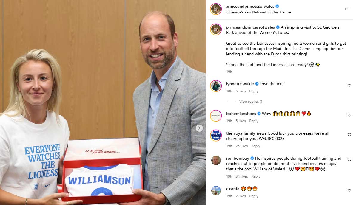 The popular brand is trying to catch Prince Williams Eye because it receives new powers