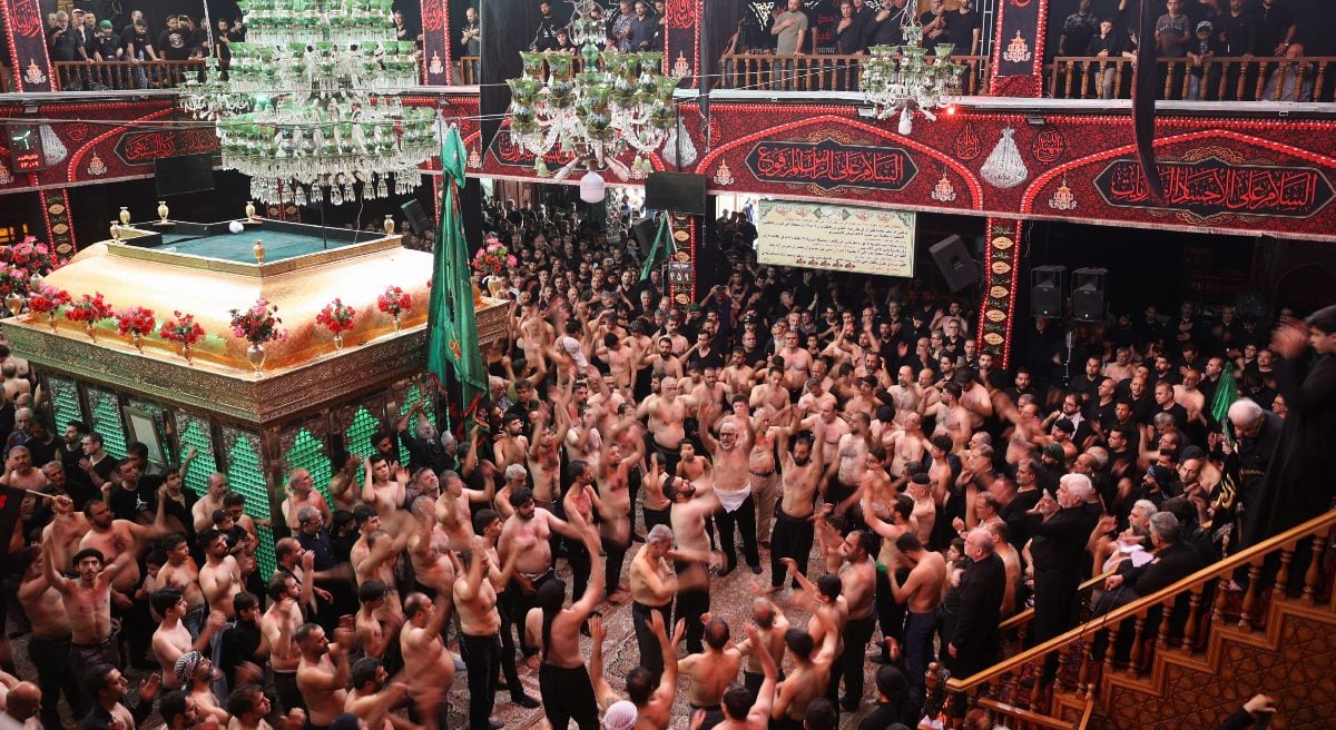 Iranian mourning people attend a ceremony to mark Ashura in Tehran, Iran, July 6, 2025. - Reuters