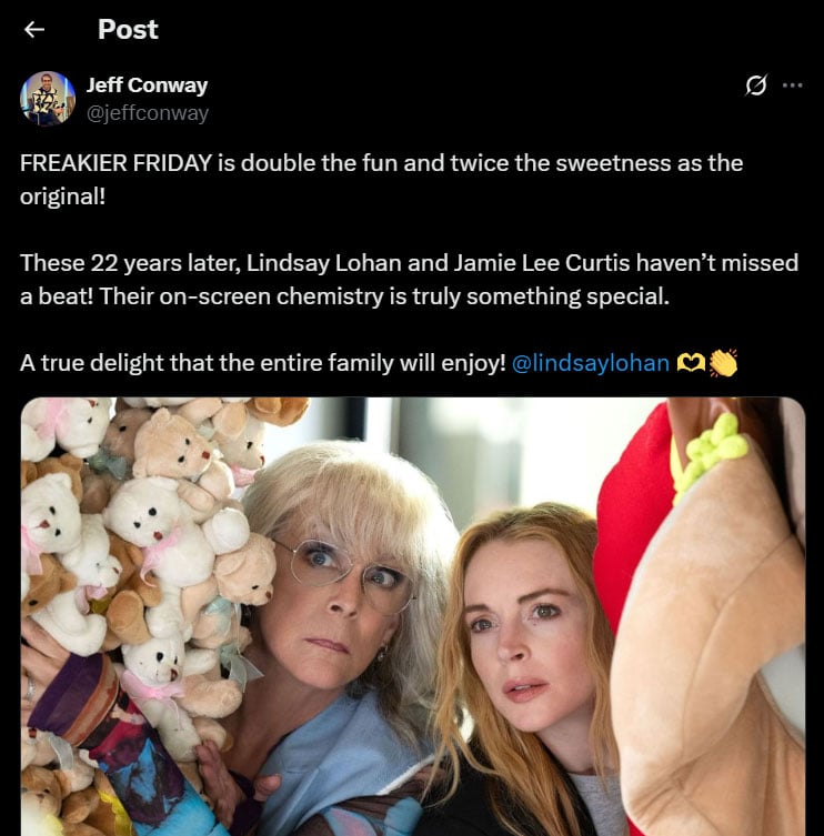 Critics become honest on Freak plus Friday