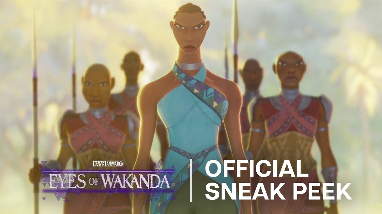 Wakanda's Marvel Eyes Animation | Official Peek | Disney + - YouTube