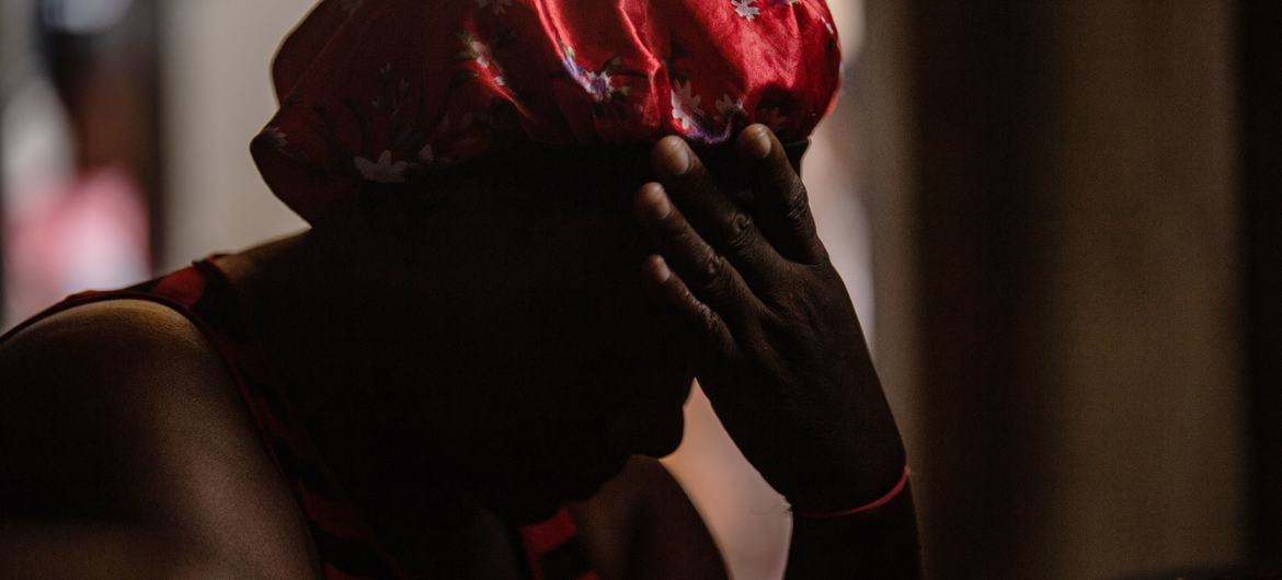 A survivor of rape is based on a site for people displaced internally in Port-au-Prince. A survivor of rape is based on a site for people displaced internally in Port-au-Prince.