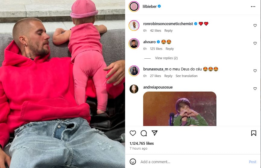 Justin Bieber melts hearts in matching outfit with his son Jack Blues