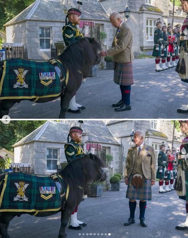 King Charles receives a warm welcome at the Château de Balmoral