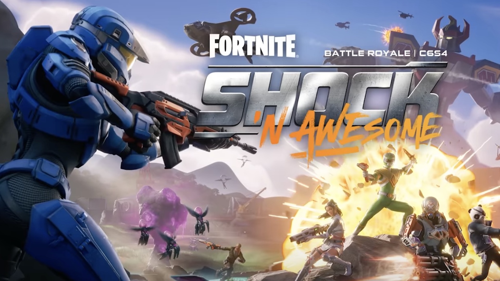 Shock Fortnite & # 039; n amprere key art