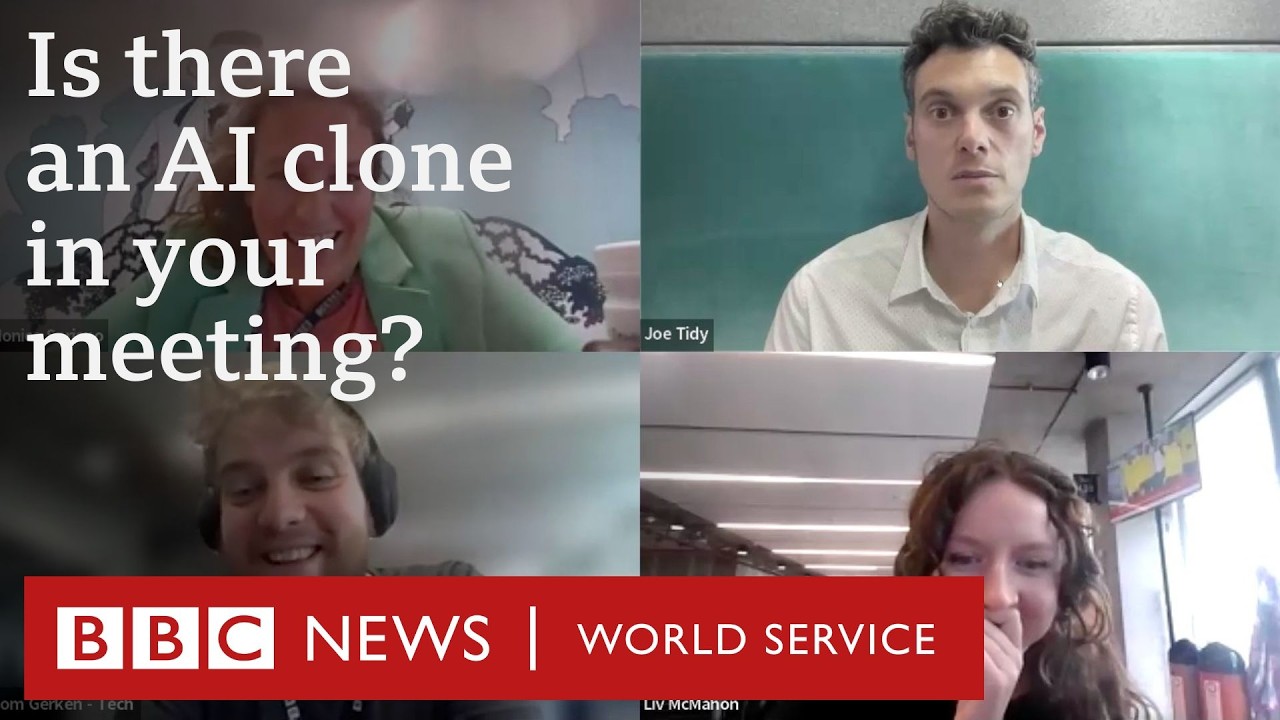 Can the clone of BBC reporter deceive his colleagues? - BBC World Service - YouTube