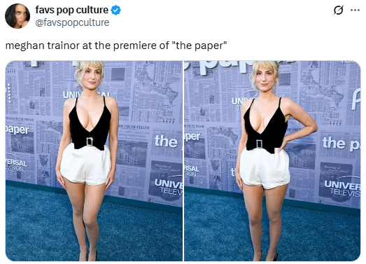 Meghan Trainor comes out during the first of the paper after a major transformation