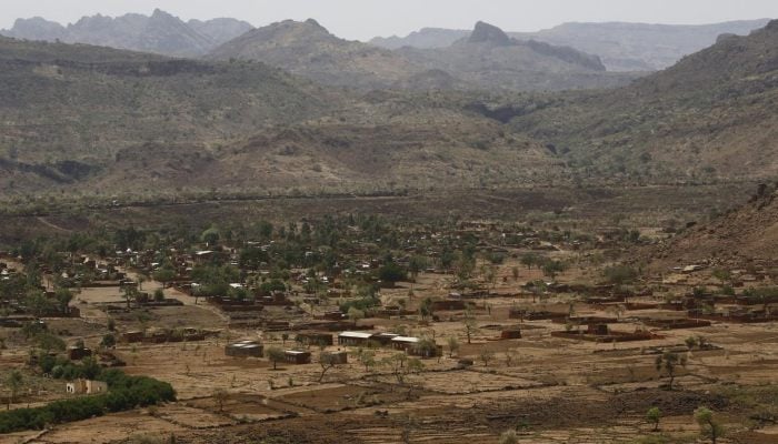 The village of Tarasin is in the Jebel Marra region in Sudan, June 19, 2017 - AFP
