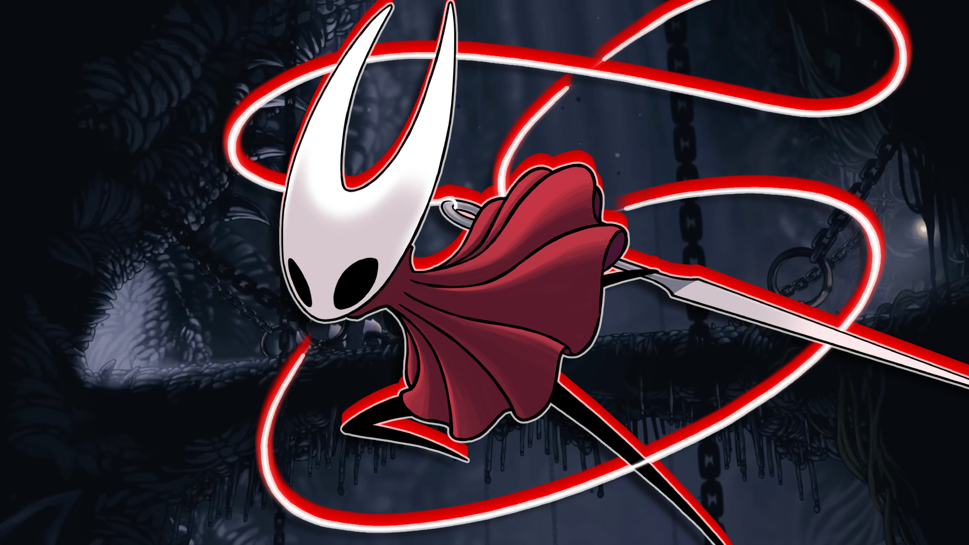 Hornet on a dark underground backdrop