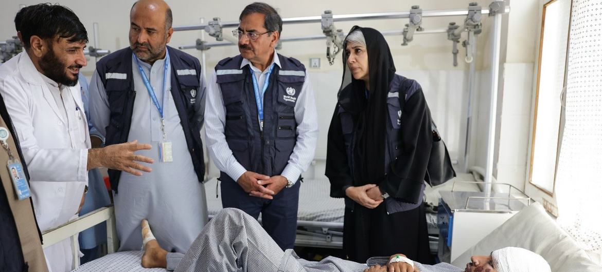 On September 2, 2025, Dr. Abdul Mateen Sahak and his WHO team visited the Regional Hospital of Asadabad, in the province of Kunar, to monitor emergency health services for people affected by the earthquake. On September 2, 2025, Dr. Abdul Mateen Sahak and his WHO team visited the Regional Hospital of Asadabad, in the province of Kunar, to monitor emergency health services for people affected by the earthquake.
