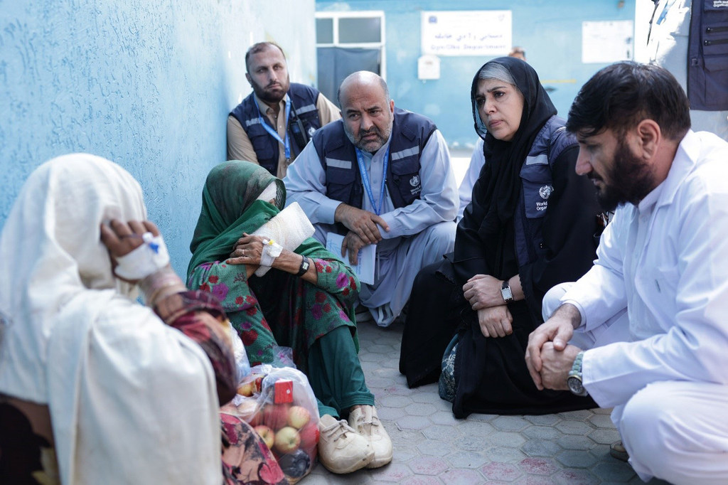 On September 2, 2025, Dr. Abdul Mateen Sahak and his WHO team met two women, at the Regional Hospital of Asadabad, in the province of Kunar, who had lost all members of their earthquake family on August 31, 2025. On September 2, 2025, Dr. Abdul Mateen Sahak and his WHO team met two women, at the Regional Hospital of Asadabad, in the province of Kunar, who had lost all members of their earthquake family on August 31, 2025.
