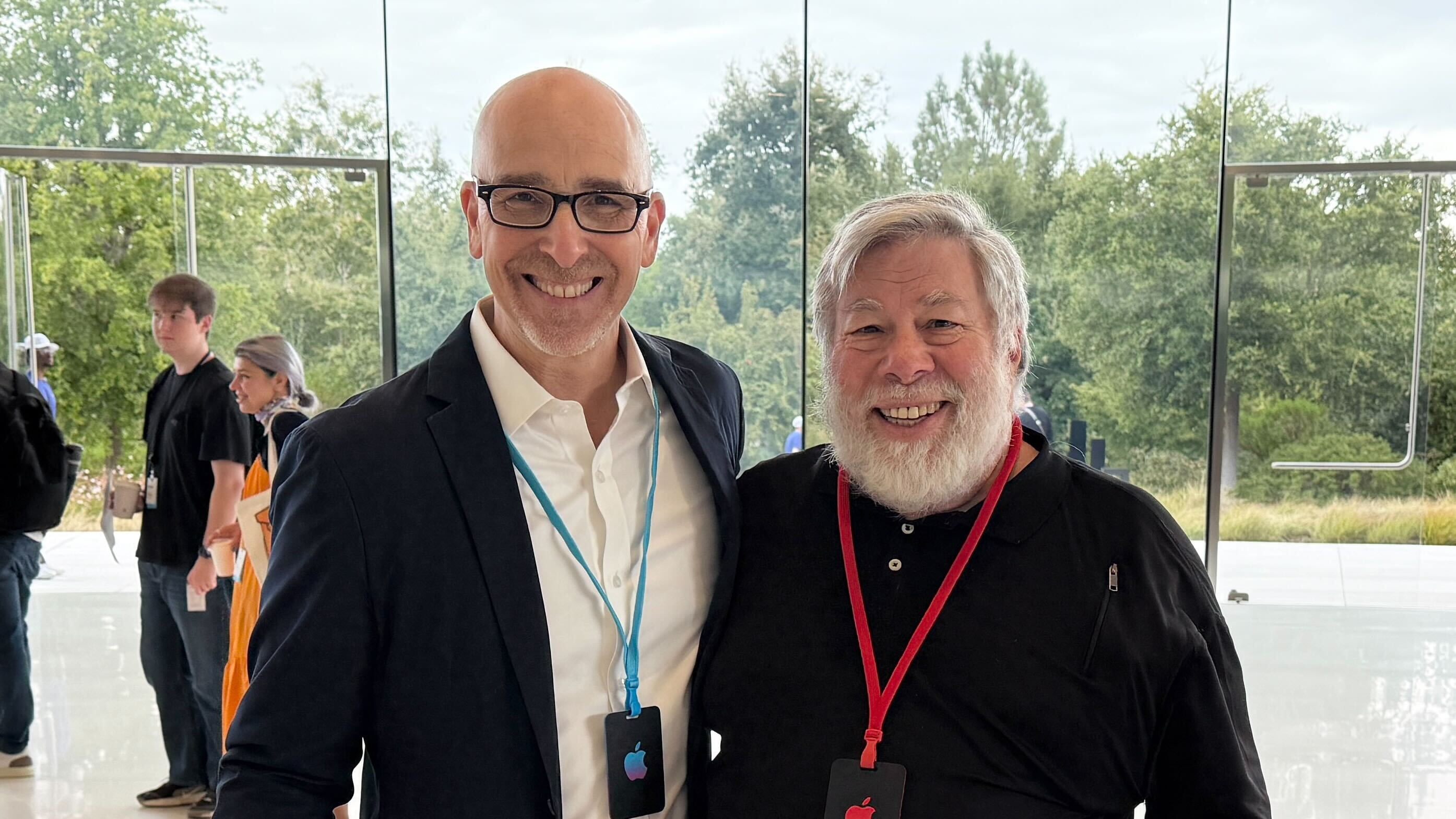 Photo by Apple Park - Lance and Steve Wozniak