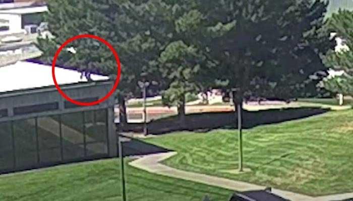 We can see the alleged shooter of Charlie Kirke escape from the incident site. - FBI website
