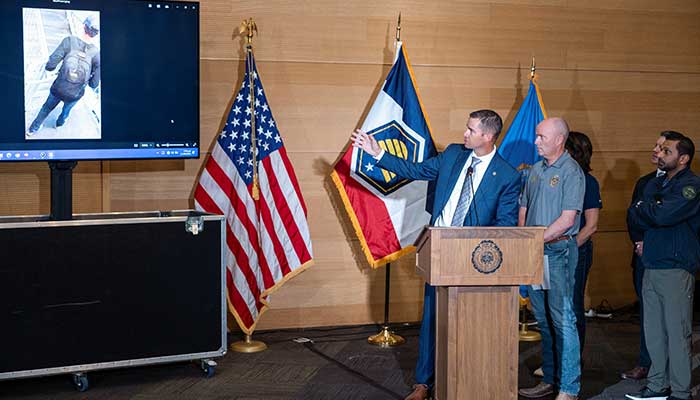 The commissioner of Utahs DPS, Beau Mason, speaks at a press conference after right -wing activist and commentator Charlie Kirk, was killed at a university event, in Orem, Utah, in the United States on September 11, 2025. - Reuters