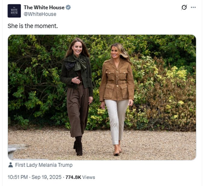 The White House publishes an adorable photo of Kate Middleton