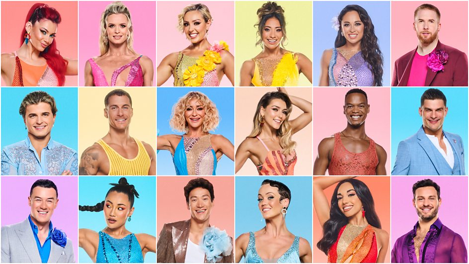 Professional dancers of strictly Come Dancing 2025