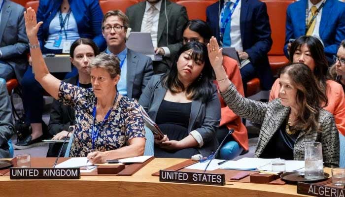The members of the United Nations Security Council vote against a resolution that will permanently raise the United Nations sanctions against Iran at the United Nations headquarters in New York, in the United States, September 19, 2025. - Reuters