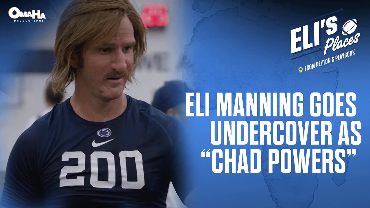 Eli Manning goes under cover at the Walk-on test of Penn State as 