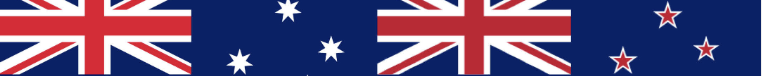 Flag in Australia and New Zealand