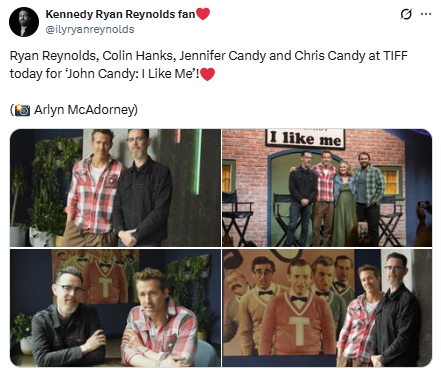 Ryan Reynolds and Colin Hanks Première John Candy Documentary