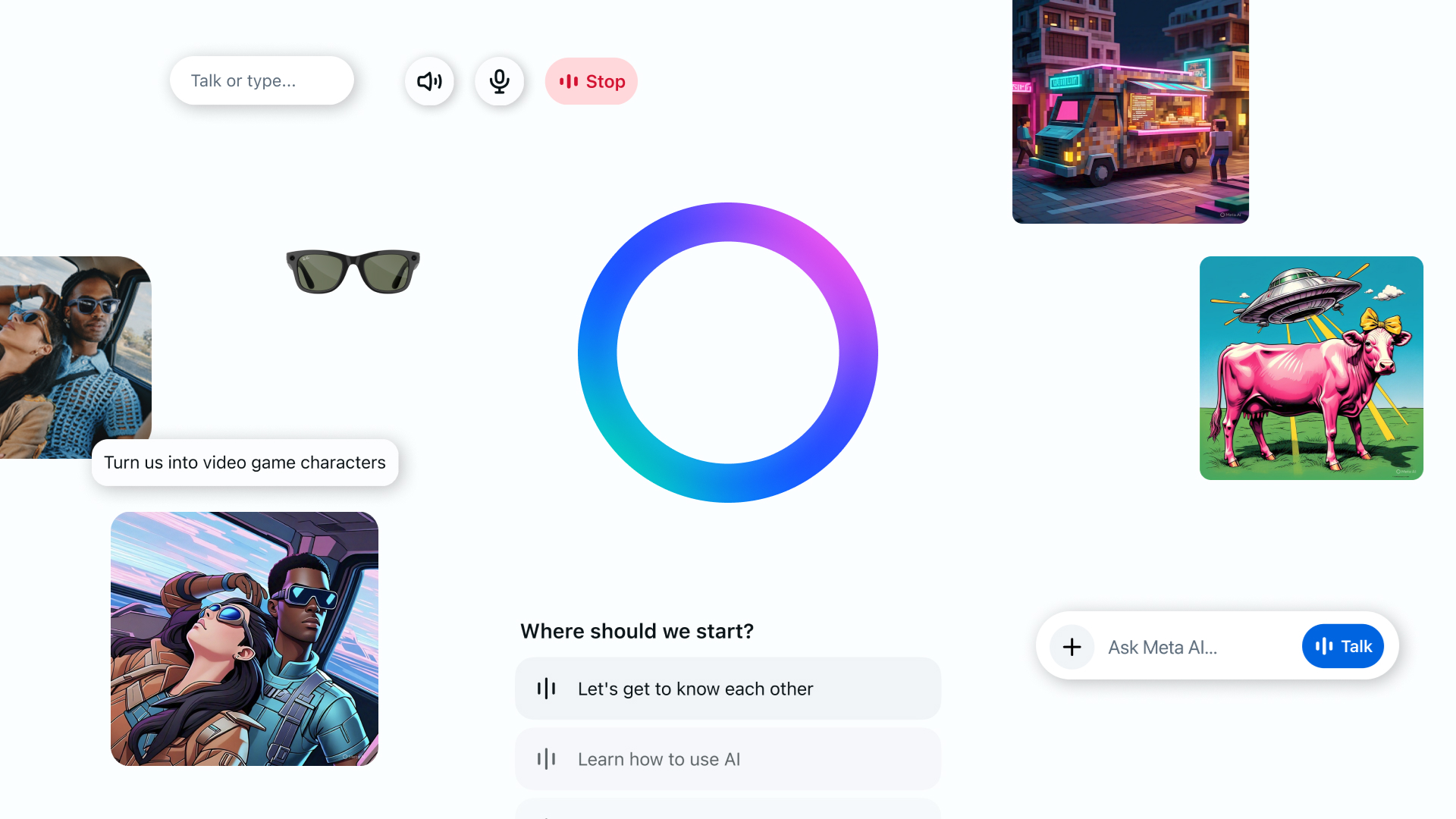 Meta AI application