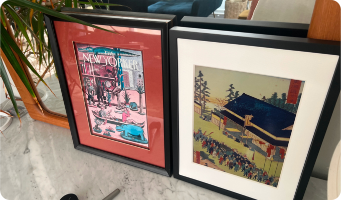 A stack of intelligent image frames