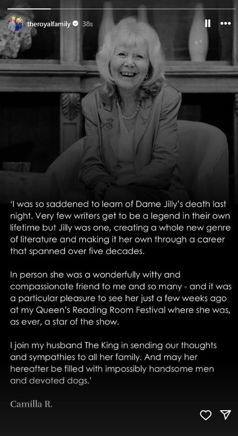 Queen Camilla becomes emotional in a new declaration