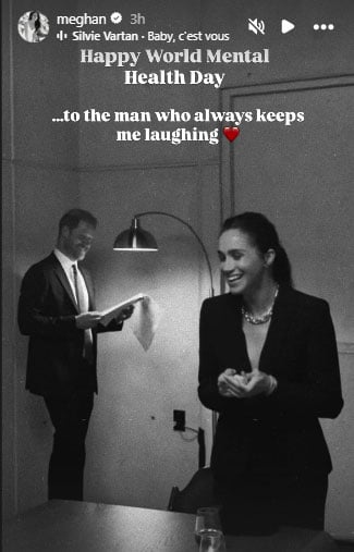 Meghan shares heartfelt message for Harry that makes her smile