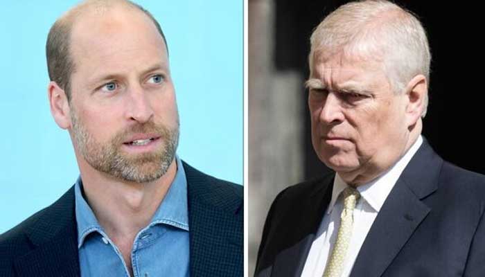 Prince William and Prince Andrew: archive photo