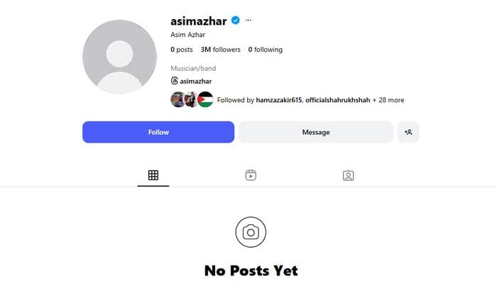 Asim Azhar Deletes All Posts From Instagram, Leaving Fans Confused